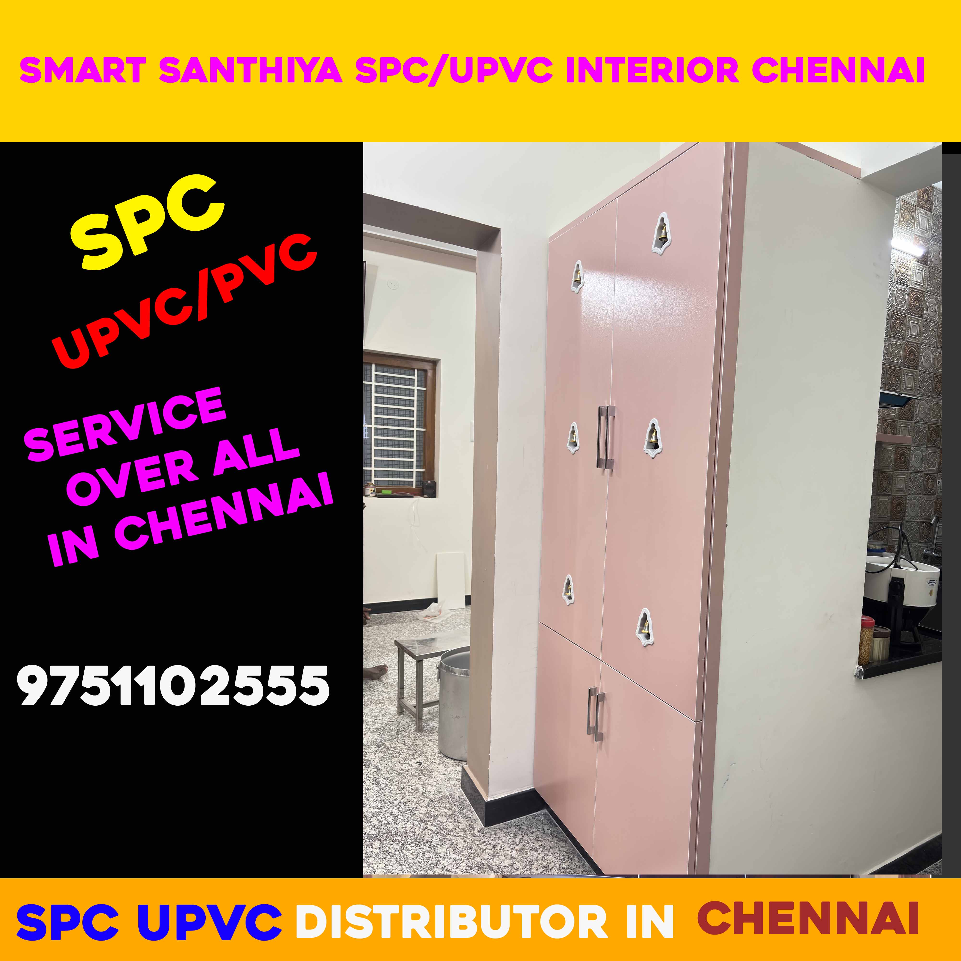 spc grey color modular kitchen chennai